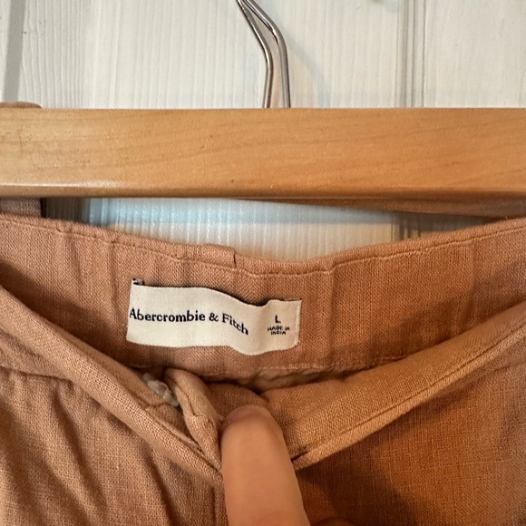 Abercrombie Tan Linen-Blend Set - Picture 6 of 7